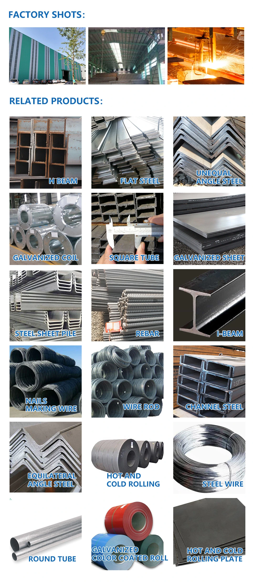 Q235-Q345 Welded H Beam Column /Hot Roller Section Steel