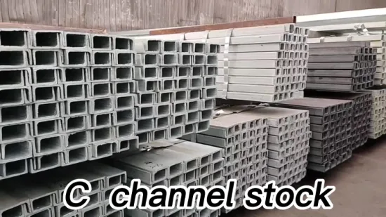 Factory Price Q235B Ms Channel Steel Price Structural Steel C Channel Steel Price for Construction