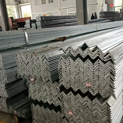 Angle Steel ASTM A36 A53 Q235 Q345 Carbon Equal Angle Steel Galvanized Iron L Shape Mild Steel Angle Bar Q235 Q345 Mild Carbon Steel 40X40X4mm Steel Angle Bar