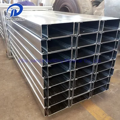 Galvan Steel Cold Formed C-Channel Profile Building U Steel Channel Profile Sizes